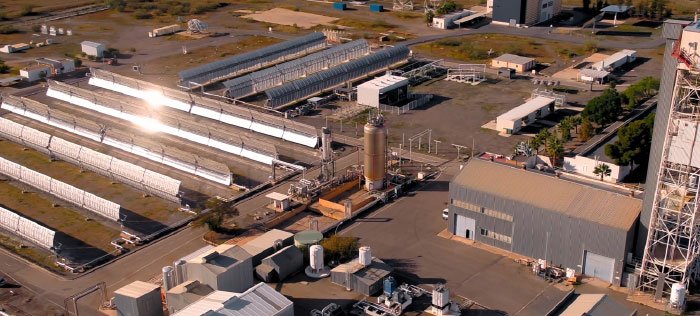 The Plataforma Solar de Almeria TCP-100 facility