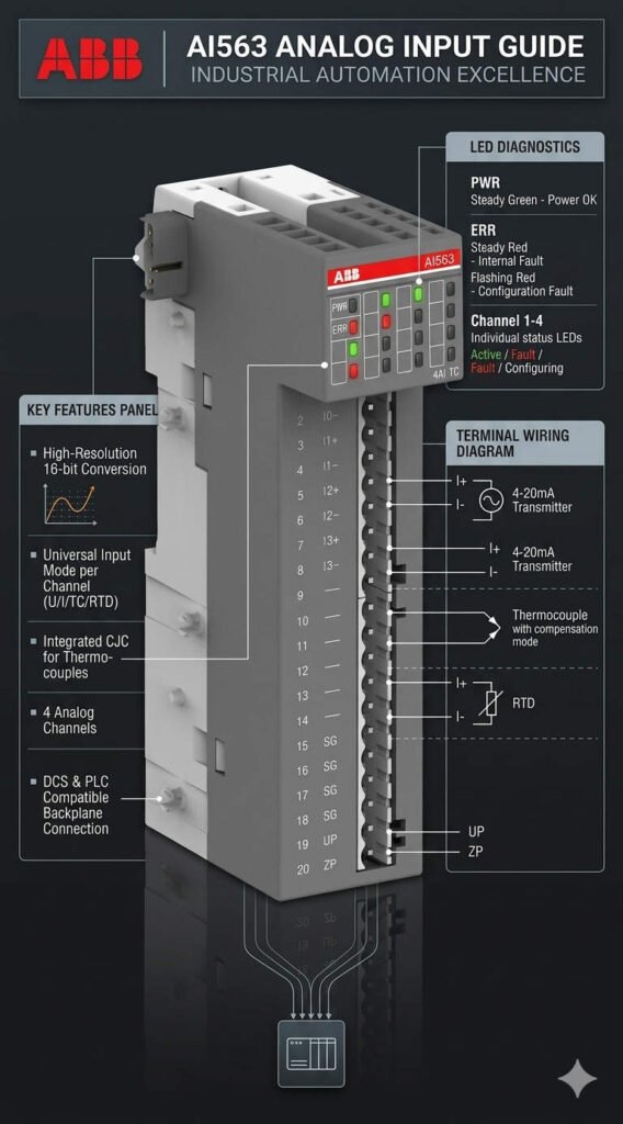 ABB AI563 Analog Input Guide Industrial Automation Excellence